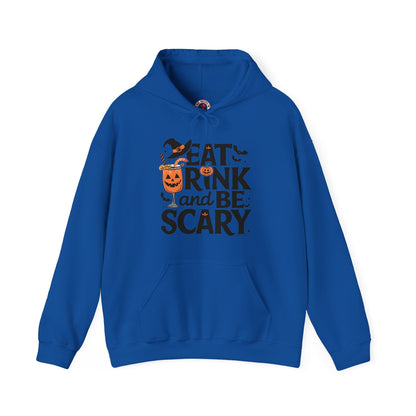 Eat Drink and Be Scary Hooded Sweatshirt The Devil's Pickle
