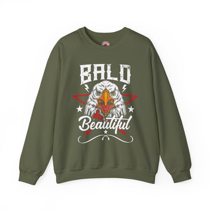 Bald And Beautiful Crewneck Sweatshirt The Devil's Pickle