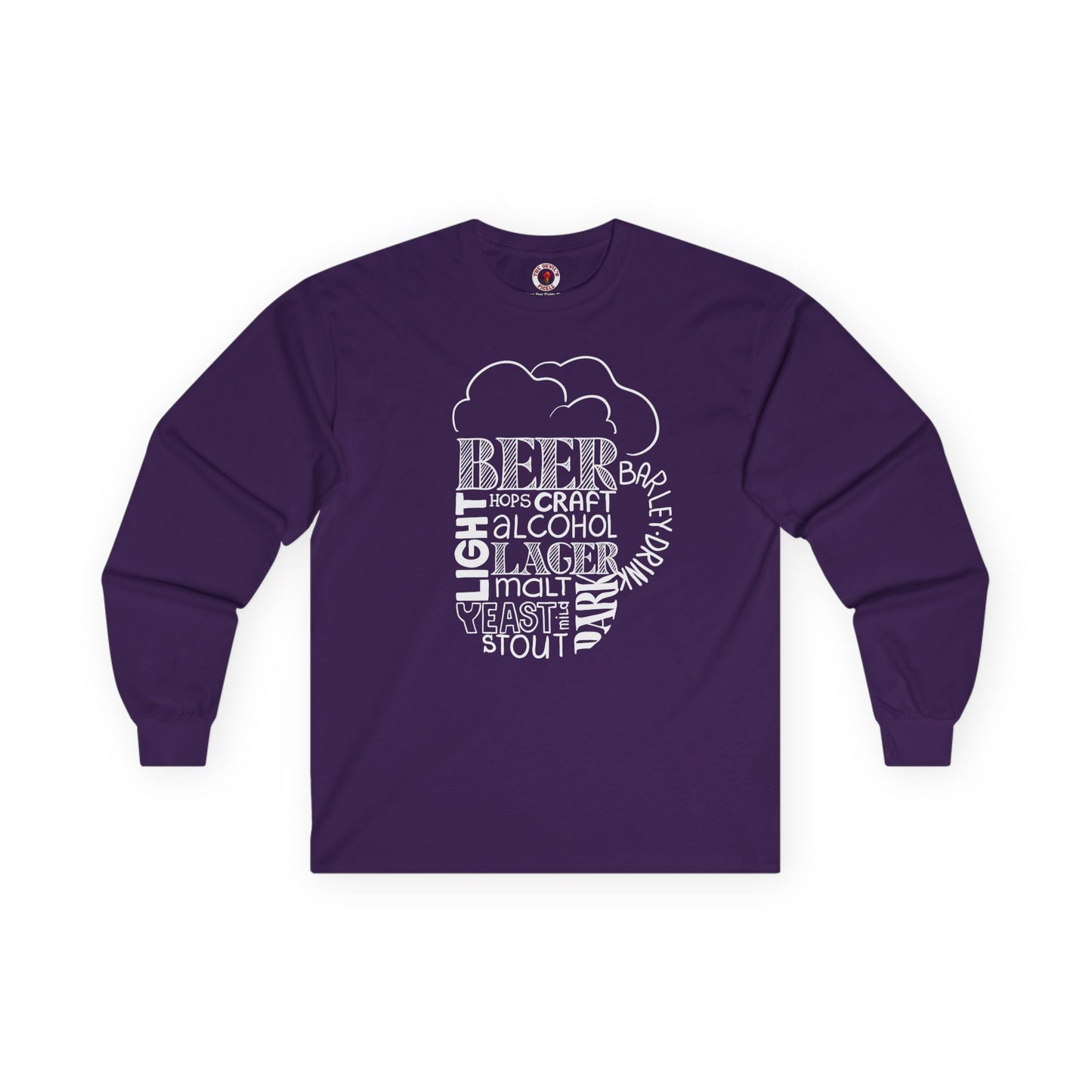 Beer Mug Of Words Long Sleeve Tee The Devil's Pickle