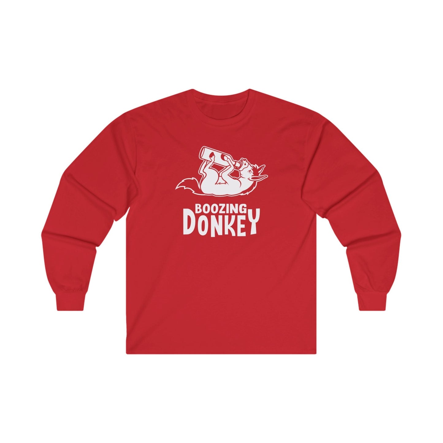 Boozing Donkey Long Sleeve Tee The Devil's Pickle