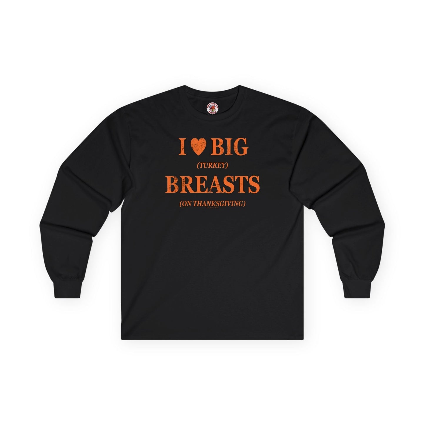 I Heart Big Breasts Long Sleeve Tee The Devil's Pickle