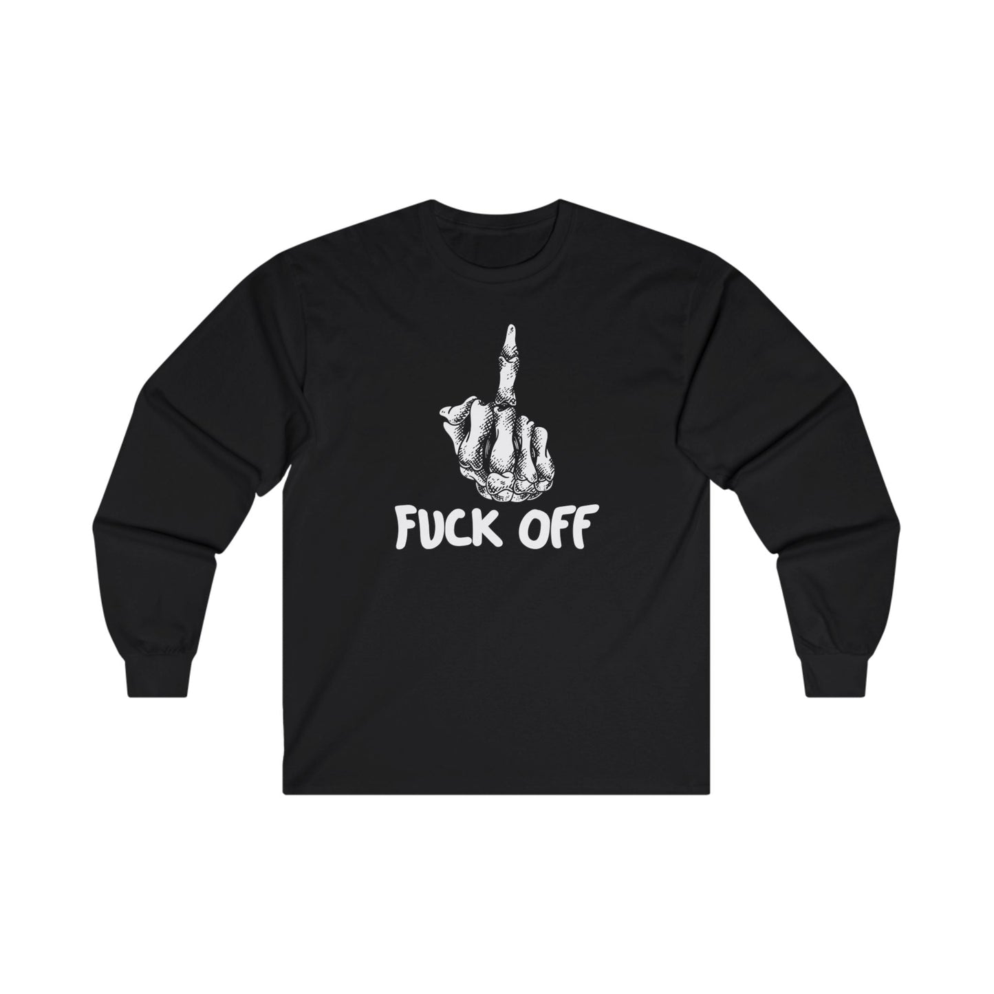 Fuck Off Finger Long Sleeve Tee The Devil's Pickle