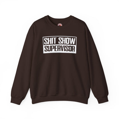 Shit Show Supervisor Crewneck Sweatshirt The Devil's Pickle
