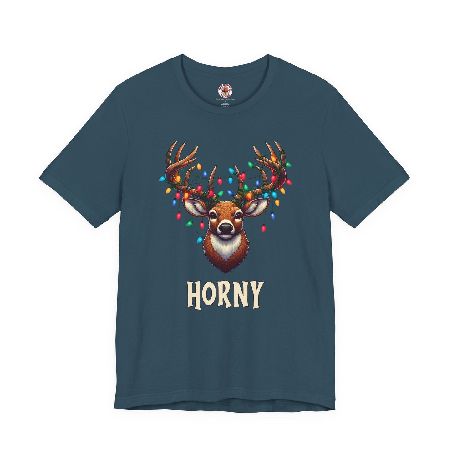 Horny Reindeer T-Shirt The Devil's Pickle