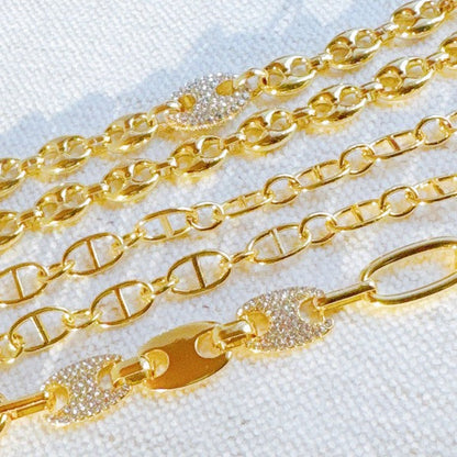 Golden Bit Linked Longer Chain Necklace Shop Style & More | Fresh Looks, Everyday Deals & Free Shipping