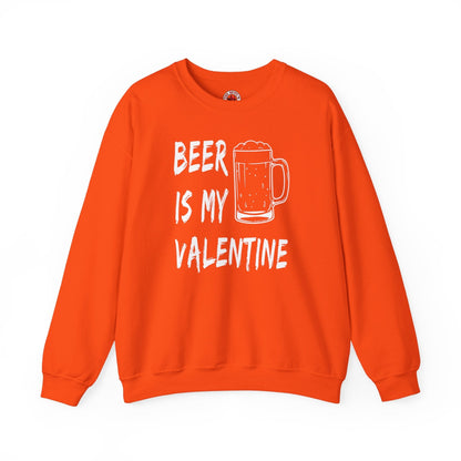 Beer Is My Valentine Crewneck Sweatshirt The Devil's Pickle