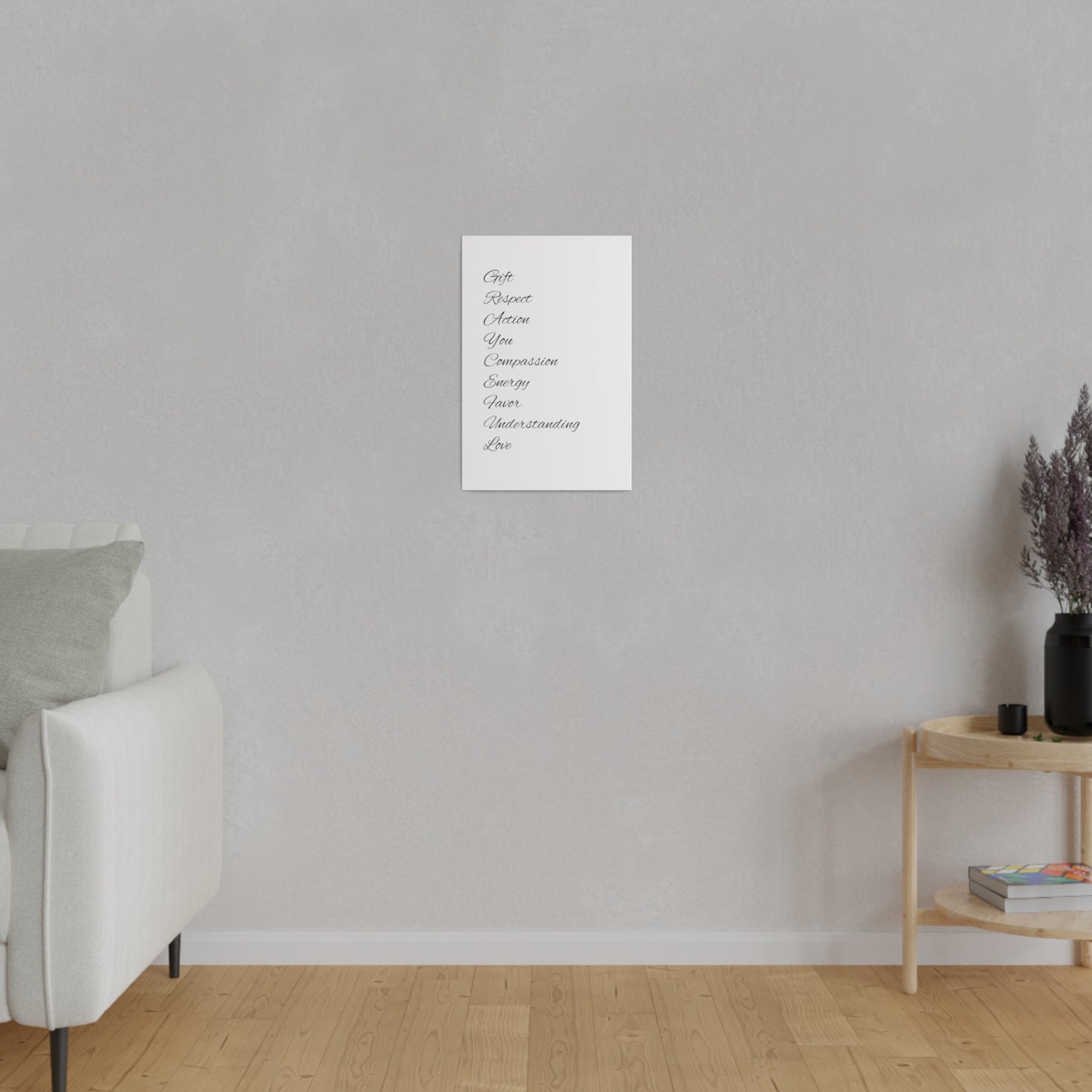 Matte Canvas, Stretched, 0.75" Grayceful LLC