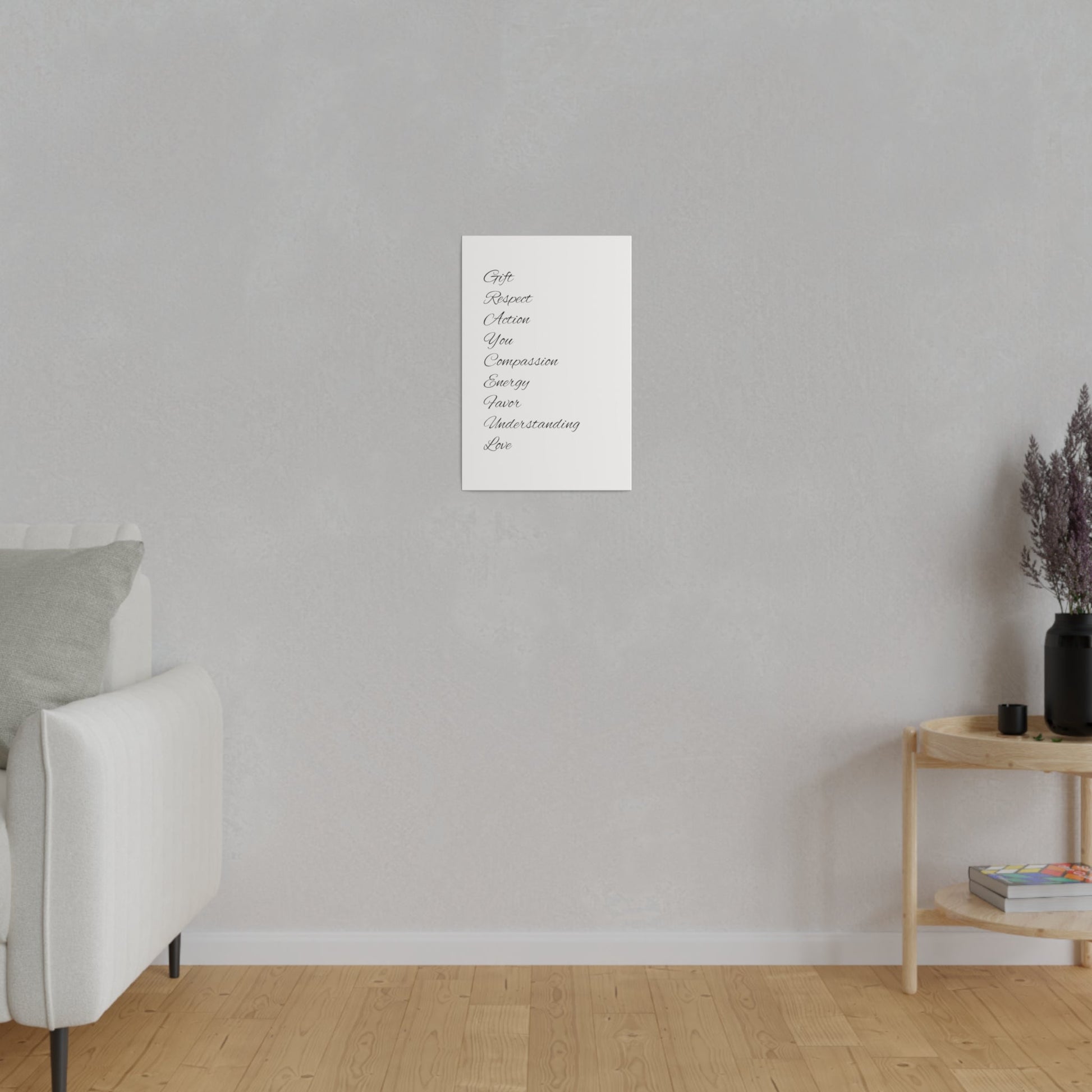 Matte Canvas, Stretched, 0.75" Grayceful LLC