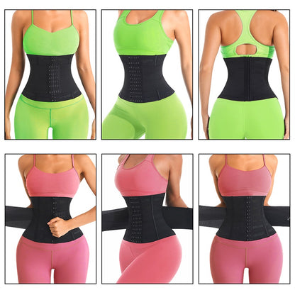 1pc Breathable Polyester Waist Cincher for Women - Medium Control Posture Improvement Shapewear with Adjustable Closure, Knit Fabric Weave, Hand Washable - 1pc NovaCart