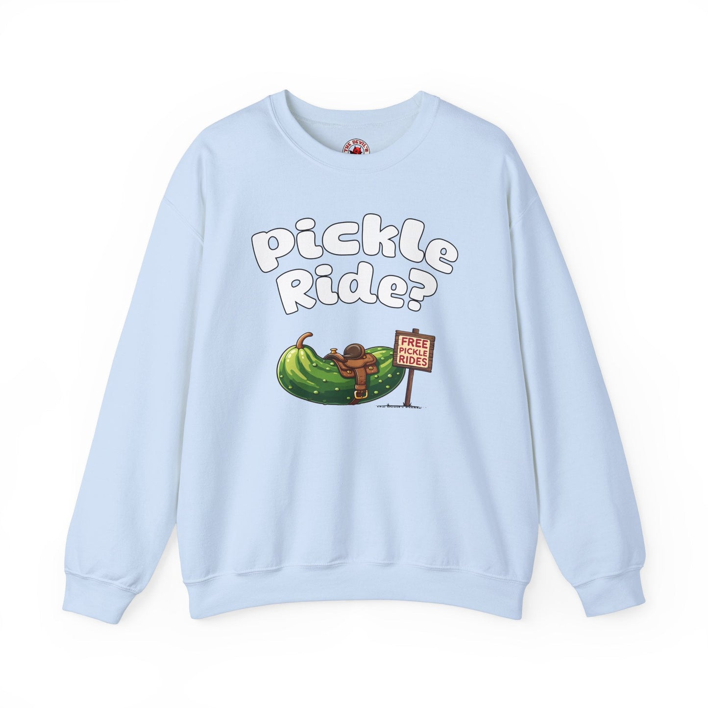Pickle Ride Crewneck Sweatshirt The Devil's Pickle