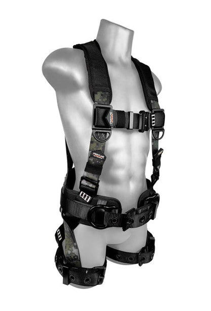 Frontline 110CTB-DC Digital Camo Full Body Harness with Aluminum Hardware and Suspension Trauma Straps S VM Hardware