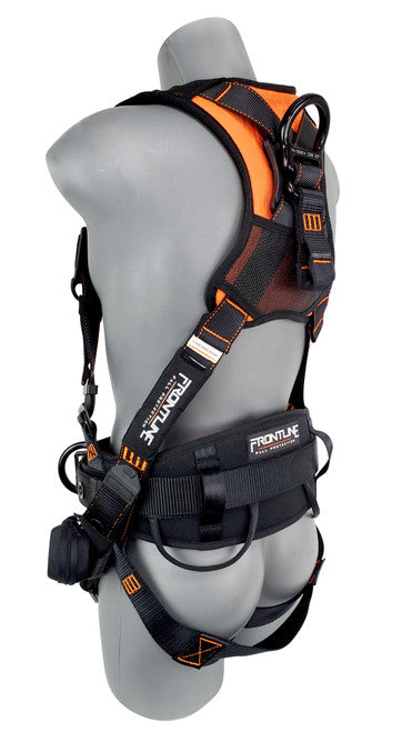 Frontline 110CTB Combat Lite Full Body Harness all Aluminum Hardware and Suspension Trauma Straps XL/2X VM Hardware