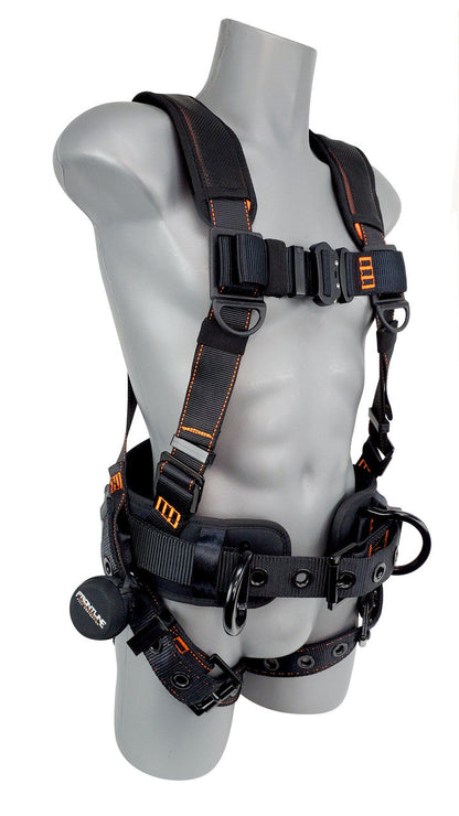 Frontline 110CTB Combat Lite Full Body Harness all Aluminum Hardware and Suspension Trauma Straps S VM Hardware