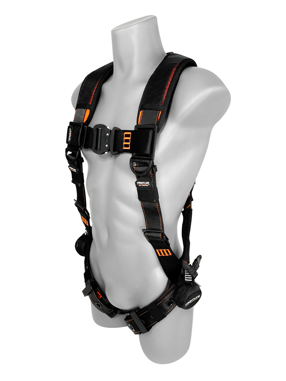Frontline 110VTB Combat Lite Vest Style Harness with Aluminum Hardware and Suspension Trauma Straps S VM Hardware