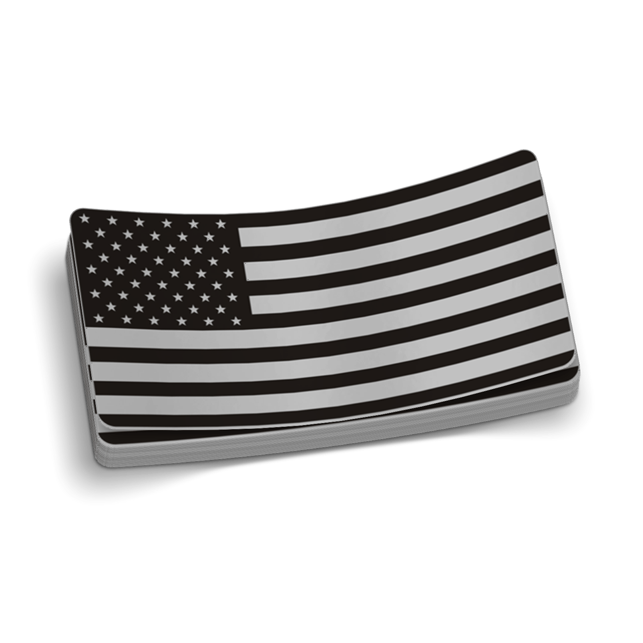 Ghost Flag Hard Hat Decal Armed American Supply