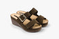 Amara by LEON- Women’s Leather Sandals- Adjustable Comfort Sandals with Gel-Insole LEON Footwear USA