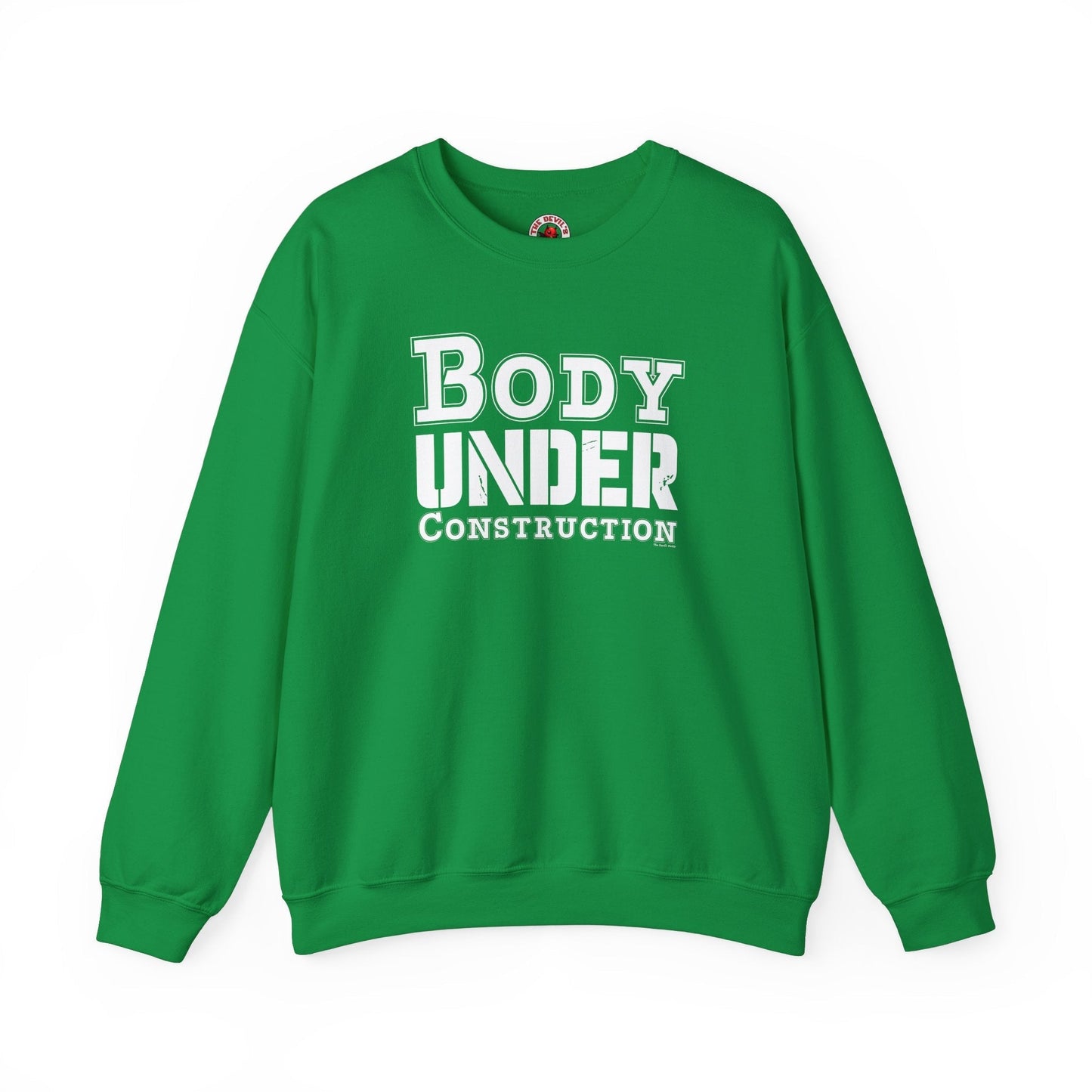 Body Under Construction Crewneck Sweatshirt The Devil's Pickle