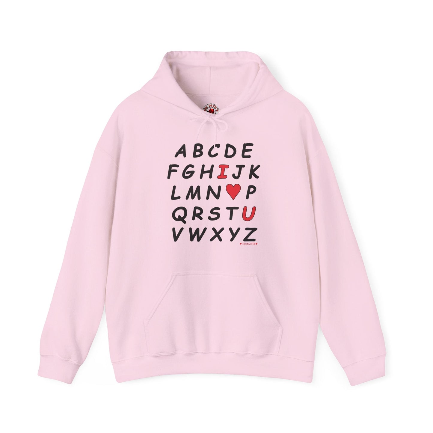 ABC I Love You Hooded Sweatshirt The Devil's Pickle