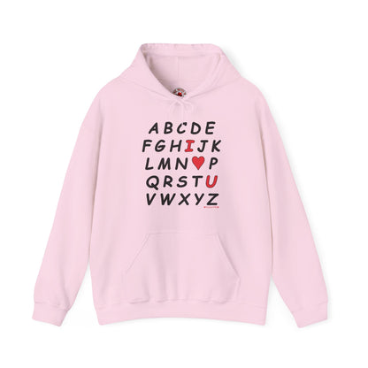 ABC I Love You Hooded Sweatshirt The Devil's Pickle