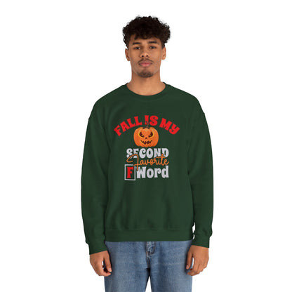 Fall Is My Second Favorite F Word Crewneck Sweatshirt The Devil's Pickle