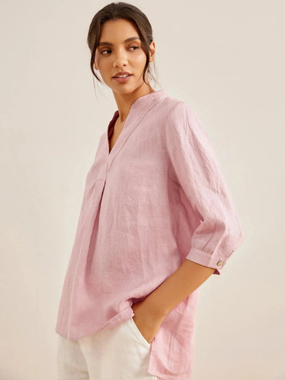 100% Linen Dress Shirt JOANNA LINTICO