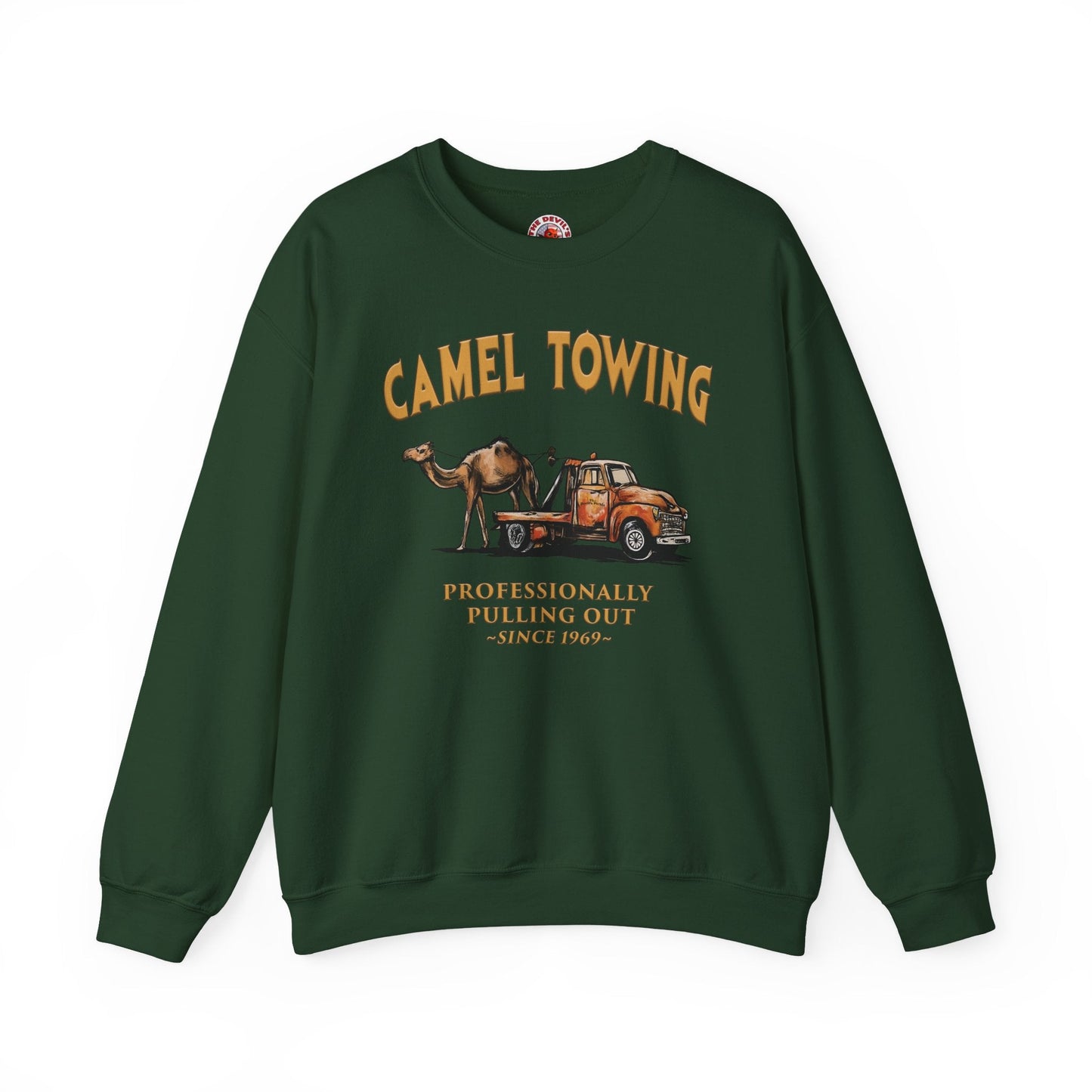 Camel Towing Crewneck Sweatshirt The Devil's Pickle