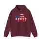 1776 American Flag Hooded Sweatshirt The Devil's Pickle