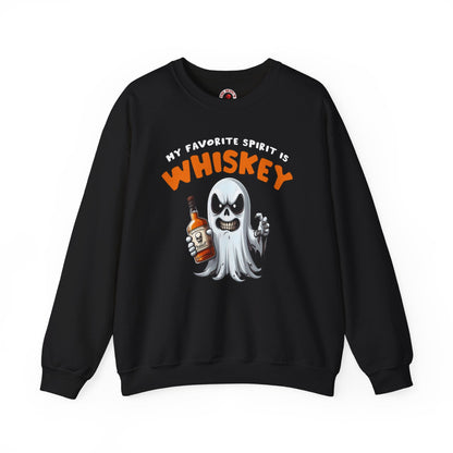 My Favorite Spirit Is Whiskey Crewneck Sweatshirt The Devil's Pickle