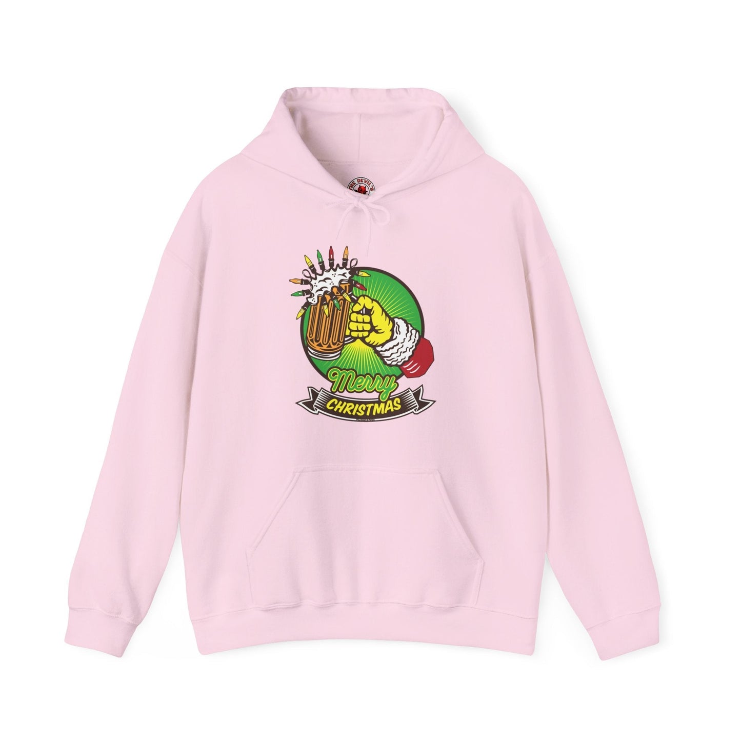 Merry Christmas Beer Hooded Sweatshirt The Devil's Pickle