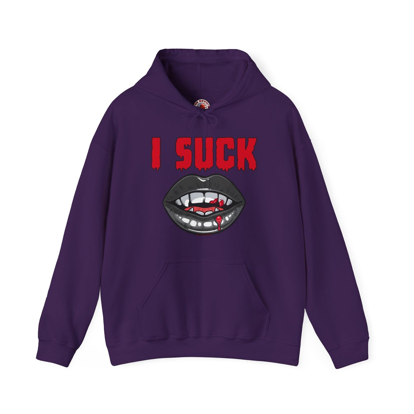 I Suck Hooded Sweatshirt The Devil's Pickle