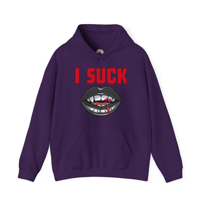I Suck Hooded Sweatshirt The Devil's Pickle