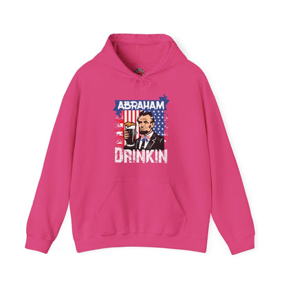 Abraham Drinking Hooded Sweatshirt The Devil's Pickle