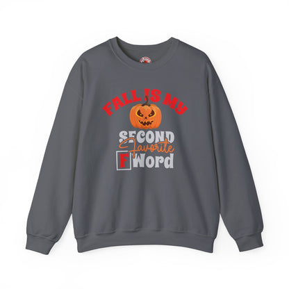 Fall Is My Second Favorite F Word Crewneck Sweatshirt The Devil's Pickle