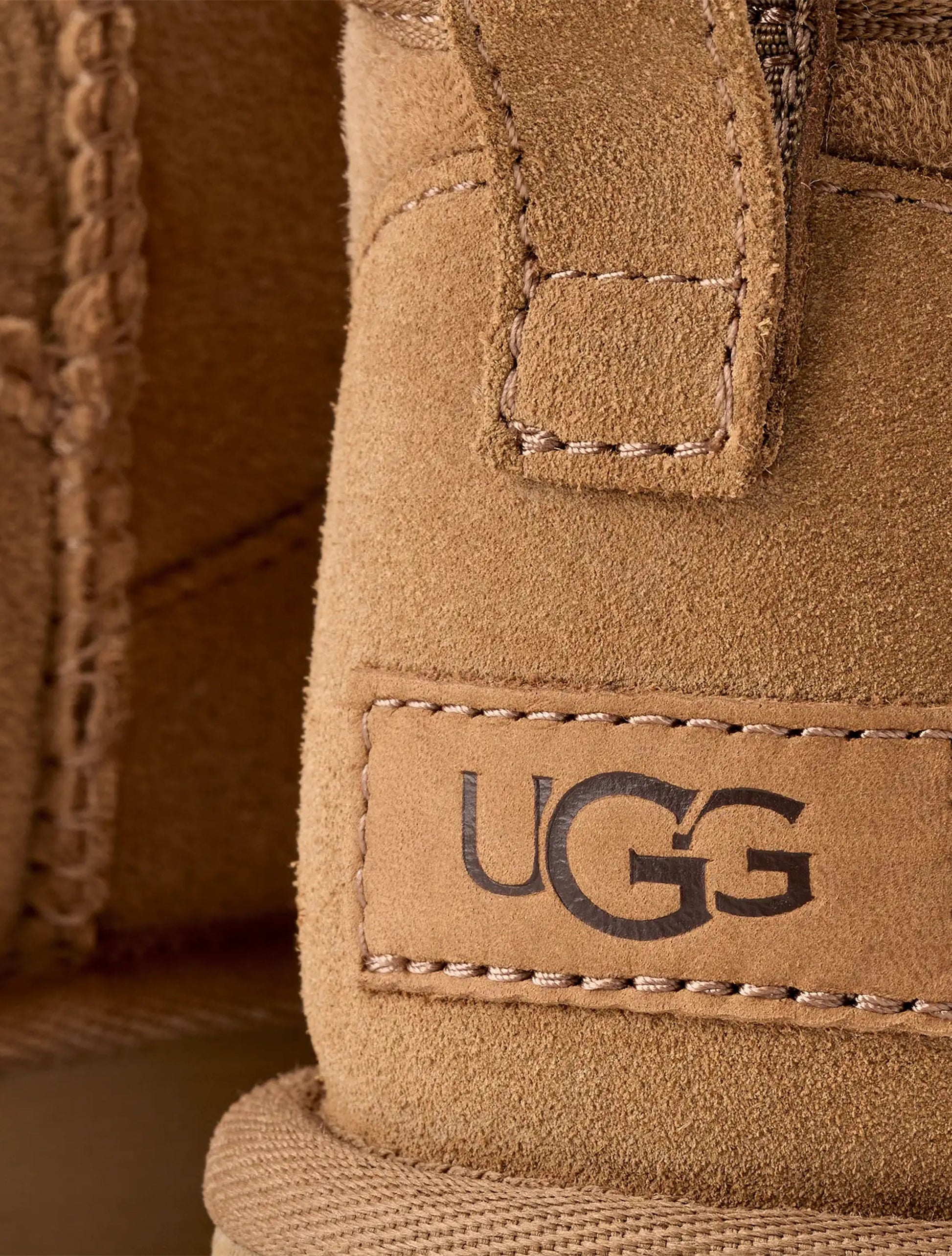 UGG Womens Classic Ultra Mini - Chestnut Denim Exchange