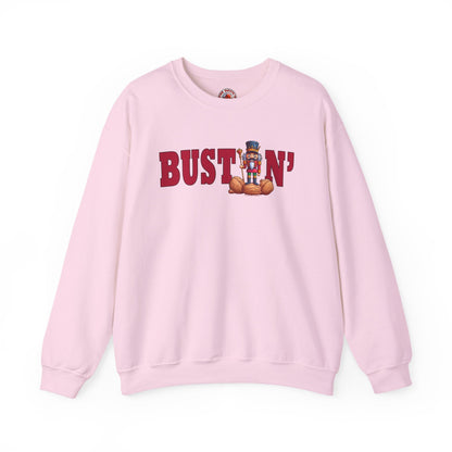 Bustin' Nuts Crewneck Sweatshirt The Devil's Pickle