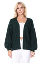 Bubble Bell Sleeve Chunky Open Sweater Cardigan Shop Style & More | Fresh Looks, Everyday Deals & Free Shipping