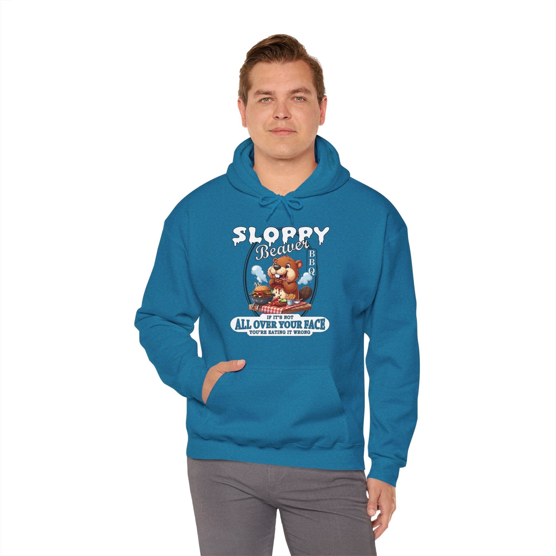 Sloppy Beaver BBQ Hooded Sweatshirt The Devil's Pickle