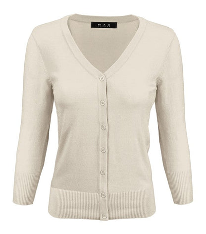 V-Neck Button Down Knit Cardigan Sweater Shop Style & More | Fresh Looks, Everyday Deals & Free Shipping