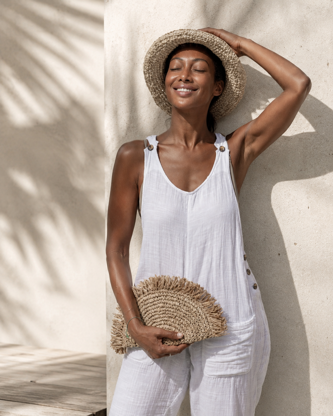 Seagrass Half Moon Clutch Village Thrive