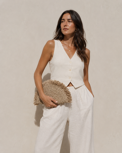 Seagrass Half Moon Clutch Village Thrive