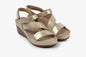 Kiara by LEON- Women’s Leather Platform Heel Sandals- Gel Insole & Adjustable Strap LEON Footwear USA
