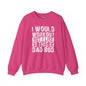 I Would Workout But I Like This Dad Bod Crewneck Sweatshirt The Devil's Pickle