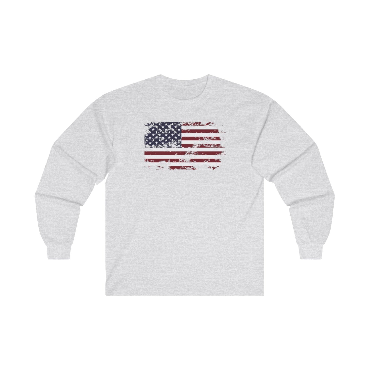 Vintage Style American Flag Long Sleeve Tee The Devil's Pickle