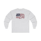 Vintage Style American Flag Long Sleeve Tee The Devil's Pickle