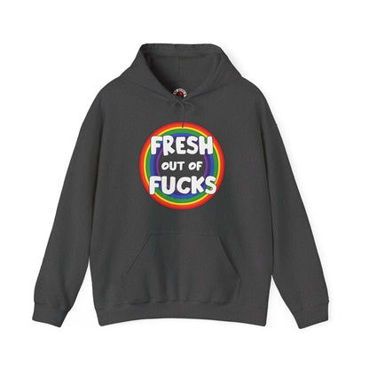 Fresh Out Of Fucks Hooded Sweatshirt The Devil's Pickle