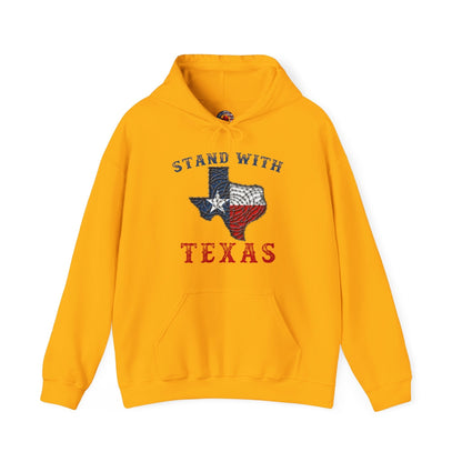 Stand With Texas Hooded Sweatshirt The Devil's Pickle
