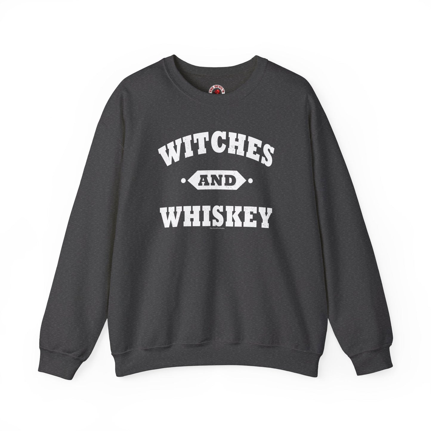Witches and Whiskey Crewneck Sweatshirt The Devil's Pickle