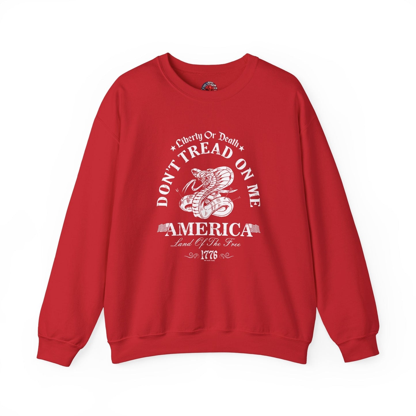Don't Tread on Me Crewneck Sweatshirt The Devil's Pickle