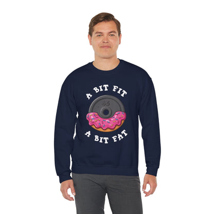 A Bit Fit, A Bit Fat Crewneck Sweatshirt The Devil's Pickle