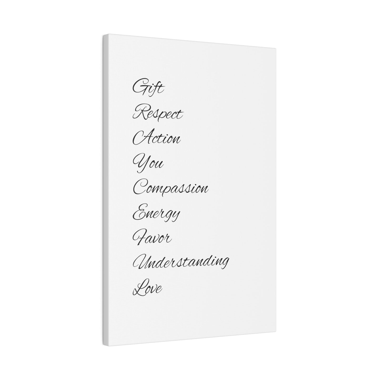 Matte Canvas, Stretched, 0.75" Grayceful LLC